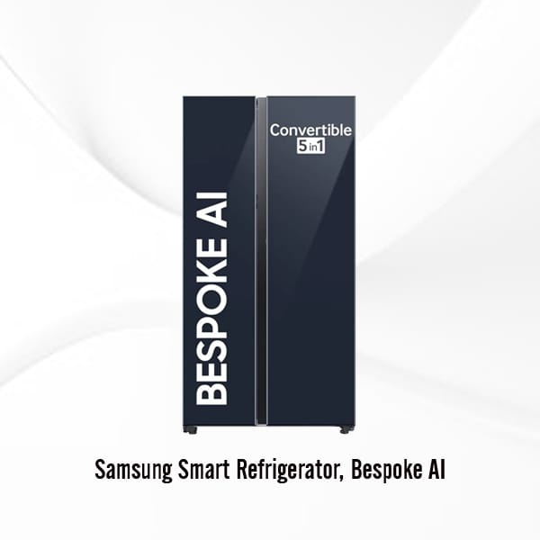 Samsung Smart Refrigerator Bespoke AI 653L 3star, Clean Navy
